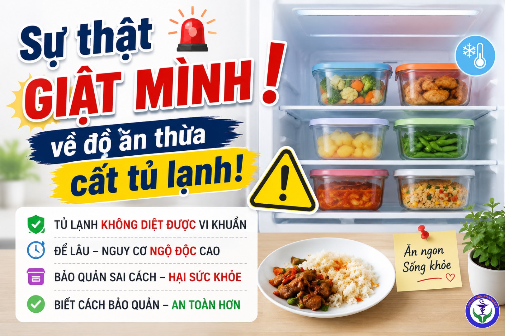 Sự Thật Rùng Mình: Quay Lò Vi Sóng Đồ Ăn Thừa Tủ Lạnh Gây Ngộ Độc Cấp!